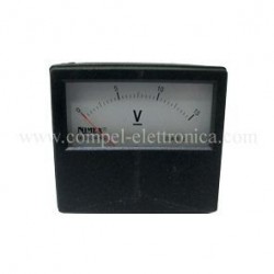 VOLMETRO ANALOGICO DA PANNELLO 71X61 15VDC