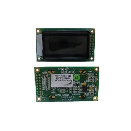 DISPLAY LCD 8X2 RETROILLUMINATO VERDE