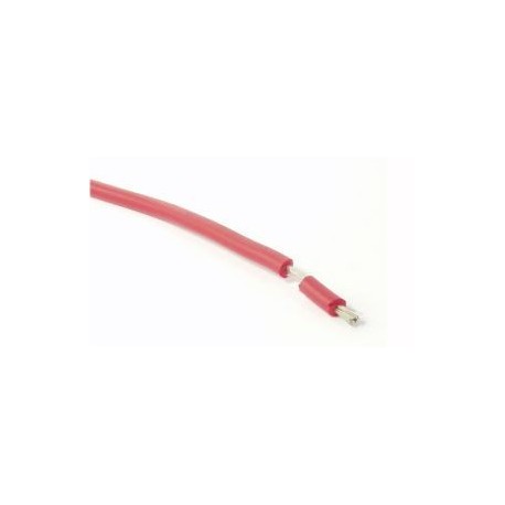 CAVO FLESSIBILE AL SILICONE ROSSO SEZIONE 0,25 mm