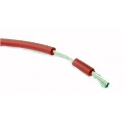 CAVO FLESSIBILE AL SILICONE ROSSO SEZIONE 1,5 mm