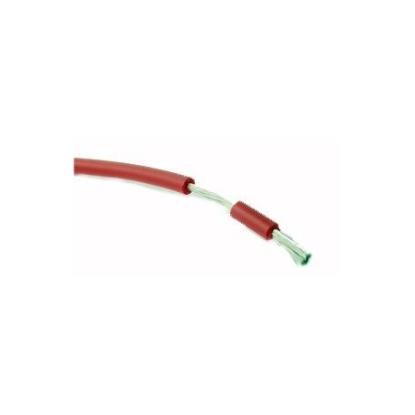 CAVO FLESSIBILE AL SILICONE ROSSO SEZIONE 1,5 mm