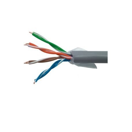 CAVO UTP CAT6 RIGIDO POLI 4X2 GRIGIO RAME