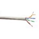 CAVO UTP CAT5E FILO RIGIDO POLI 4X2 -CCA GRIGIO