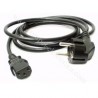 CAVO ALIMENTAZIONE TRIPOLARE SPINA SCHUKO 90° 2MT