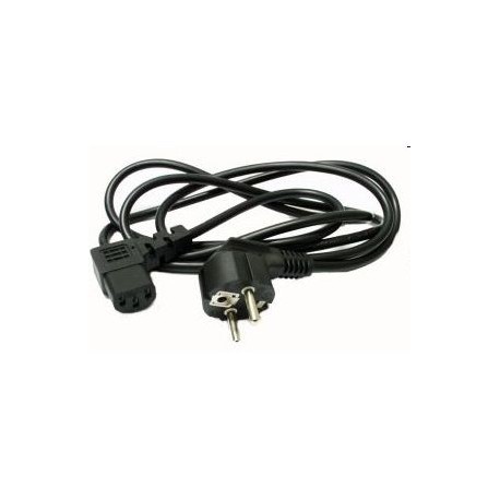 CAVO ALIMENTAZIONE TRIPOLARE 90° CON SPINA SCHUKO 3MT