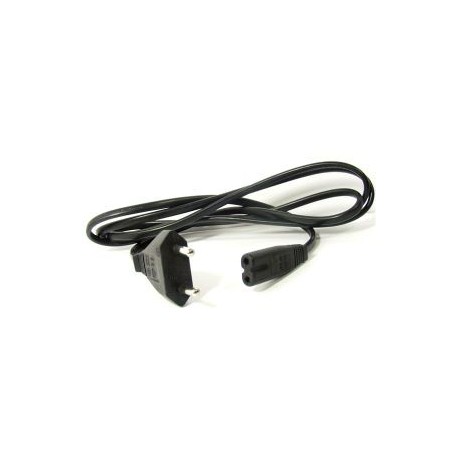 CAVO ALIMENTAZIONE EXTRA PRESA IEC-320-C7 -SPINA 10A NERO 3MT