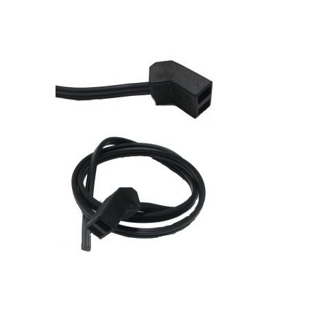 CAVO ALIMENTAZIONE 45° PER VENTOLE 220VAC LUNGO 60CM