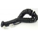 CAVO TELEFONICO 4P/4C 5 MT SPIRALE NERO