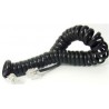 CAVO TELEFONICO 4P/4C 5 MT SPIRALE NERO