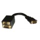 CAVO SPLITTER DVI A FEMMINE DVI VGA