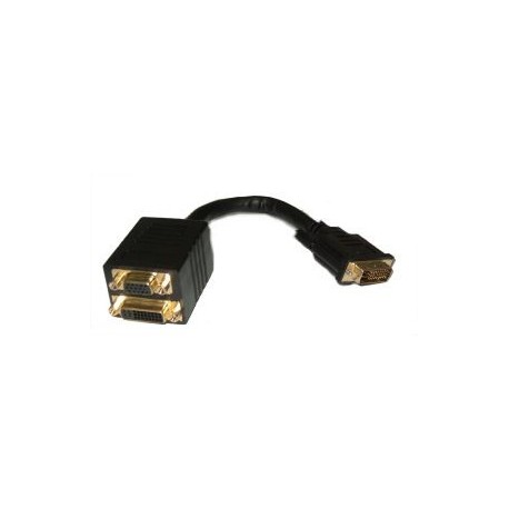 CAVO SPLITTER DVI A FEMMINE DVI VGA