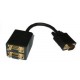 CAVO SPLITTER VGA MASCHIO A 2 VGA FEMMINE SUB 15P HD