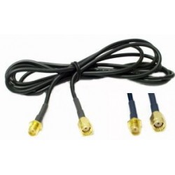 CAVO SMA MASCHIO/FEMMINA DORATO 3 MT RG174