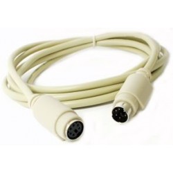 CAVO TASTIERA PS2 6P M/F 3 MT