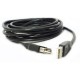 CAVO USB A / USB A 2.0 MASCHIO-FEMMINA 2MT
