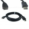 CAVO HDMI ALTA VELOCITA' CON ETHERNET V1.4 / HDMI mini M/M 1,5 MT