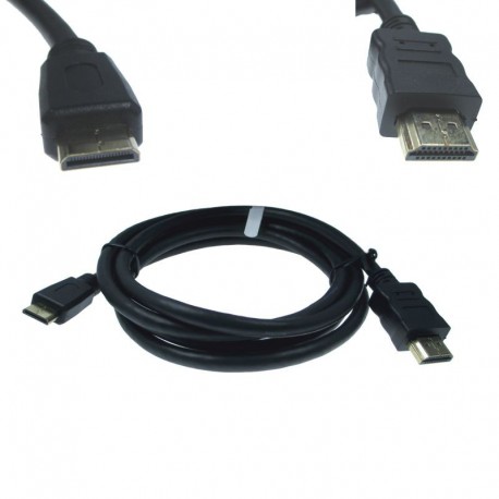 CAVO HDMI ALTA VELOCITA' CON ETHERNET V1.4 / HDMI mini M/M 1MT