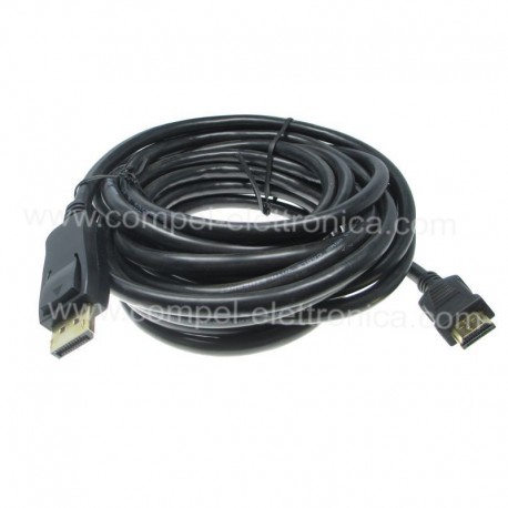 CAVO HDMI ALTA VELOCITA' CON ETHERNET V1.4 / DISPLAYPORT M/M 5MT