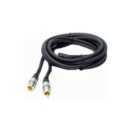 CAVO 2 RCA DIGIT. VIDEO M/M 2,5MT 75 OHM