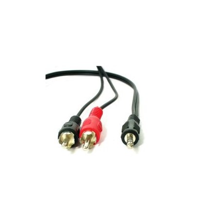 CAVO Jack SPINA 3,5 STEREO / 2 SPINE RCA M/M 3 MT