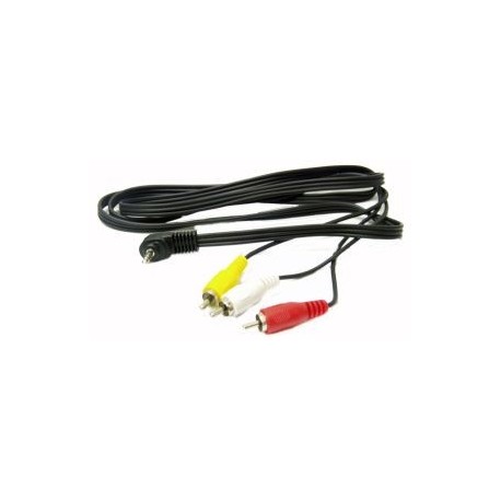 CAVO Jack SPINA 3,5 STEREOFONICO /VIDEO 4 POLI / 3 SPINE RCA 1,5 MT