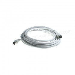 CAVO COAX 9,5 MASCHIO/MASCHIO 1,5MT BIANCO