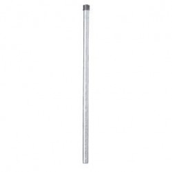 PALO ZINCATO CON TAPPO MT 2 DIAM. 25MM