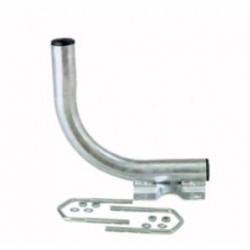 ZANCA CURVA PER PALO-RINGHIERA DIAM 40MM