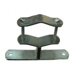 ZANCA A MURO 5cm X PALI Diam. 25/50mm