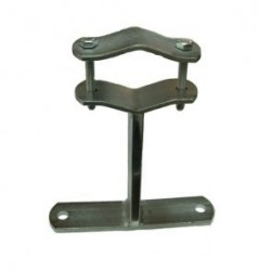 ZANCA A MURO 15cm X PALI Diam. 25/50mm