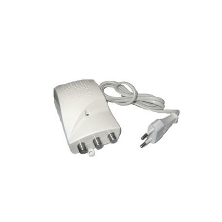 ALIMENTATORE PER AMPLIFICATORI ANTENNA TV, 12V 100mA 2 USCITE, spina F