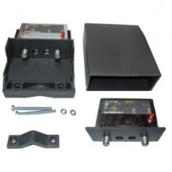 AMPLIFICATORE DA PALO 40-862MHz 30dB REGOLABILE, PRESA F