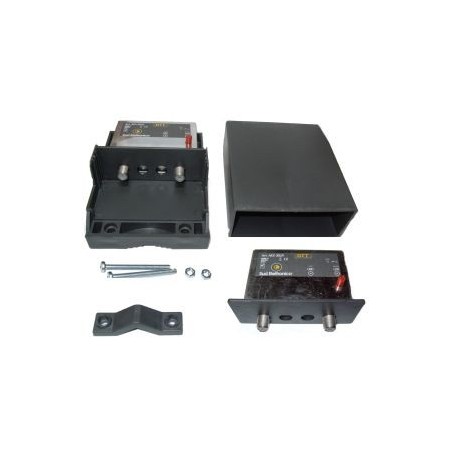 AMPLIFICATORE DA PALO 40-862MHz 30dB REGOLABILE, PRESA F