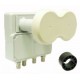 LNB QUAD MONOBLOCCO 4° OUT SEPAR 0,3dB