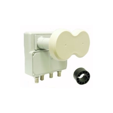 LNB QUAD MONOBLOCCO 4° OUT SEPAR 0,3dB