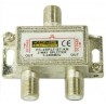 DS2 SPLITTER 2 VIE TV/SAT CONNETTORI (F) VERTICALE