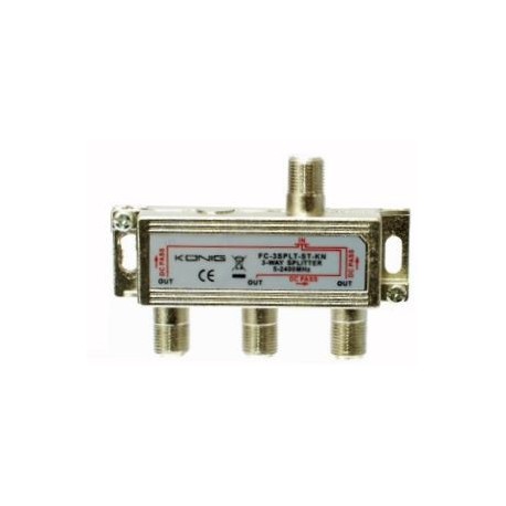 DS3 SPLITTER 3 VIE TV/SAT CONNETTORI (F) VERTICALE