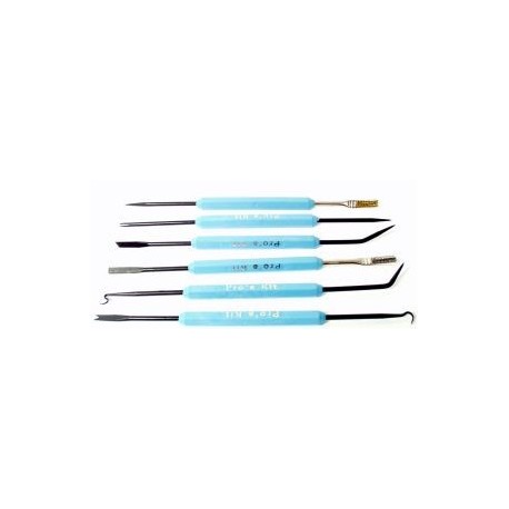 KIT 6PZ ATTREZZI PER LA SALDATURA E CIRCUITI STAMPATI