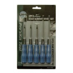 KIT CACCIAVITI TORX CON FORO 5PZ SW2125H PROSKIT