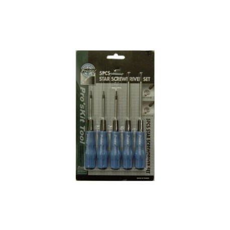 KIT CACCIAVITI TORX CON FORO 5PZ SW2125H PROSKIT