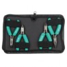KIT 2 PINZE 2 TRONCHESINI ANTISTATATICI CON BORSELLO ST902 PROSKIT