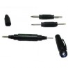 SET CACCIAVITE 5 IN 1 TASCABILE torcia LED PROSKIT