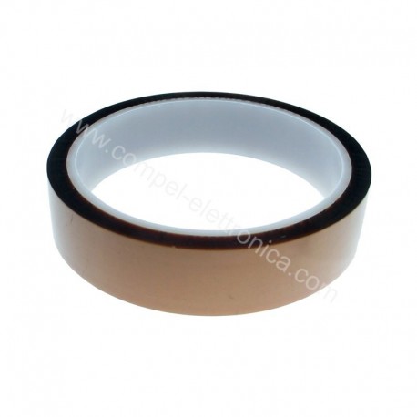 NASTRO TERMICO ADESIVO KAPTON 20mm -269° 300°C 30mt