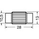 RACCORDO COAX VOLANTE FEMMINA - FEMMINA