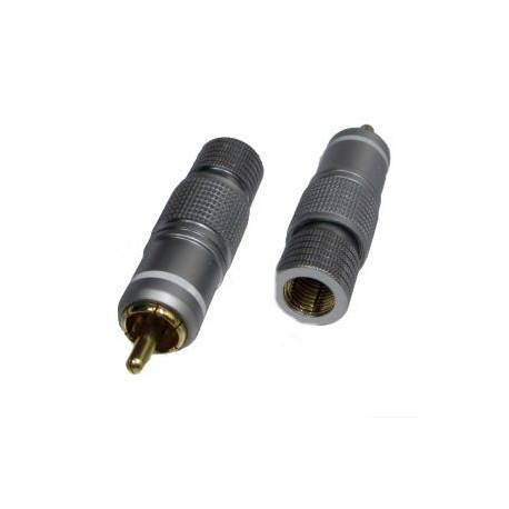 SPINA RCA METALLO SILVER PROFESSIONALE BIANCO