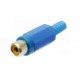 PRESA RCA IN PVC BLU