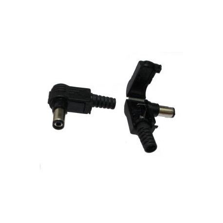 SPINA ALIMENTAZIONE DC Ø 5,5MM INT 2,1MM 90° PROFESS