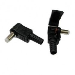 SPINA ALIMENTAZIONE DC Ø 4,75MM/1,7MM 90° VOLANTE PROF