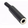 PRESA JACK MONO Ø 6,3MM PVC qualità superiore JAPAN