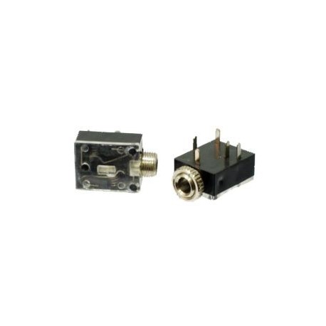 PRESA JACK STEREO Ø 3,5MM THT DOPPIO INTERRUTTORE